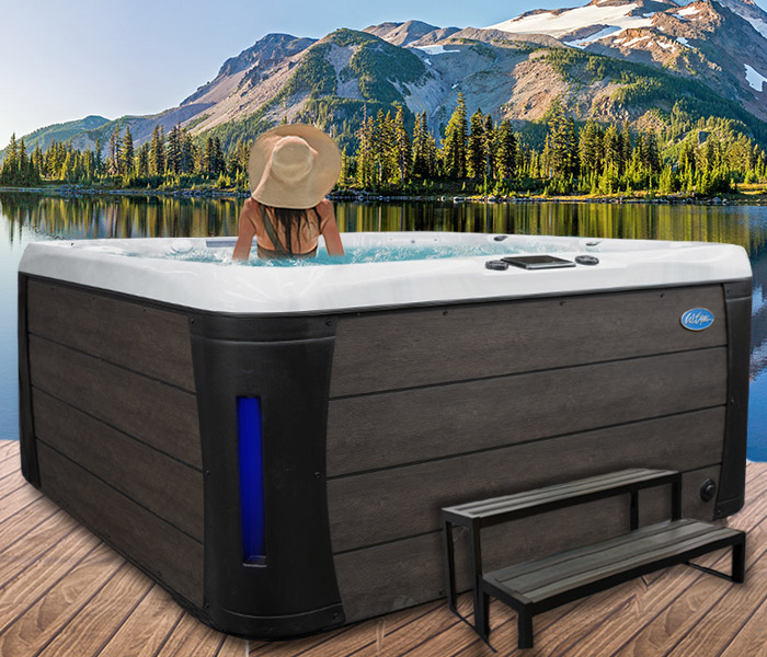 Calspas hot tub being used in a family setting - hot tubs spas for sale Garland